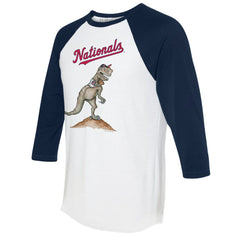 Washington Nationals Tiny Turnip Unisex TT Rex 3/4-Sleeve Raglan T-Shirt - MLB