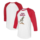 St. Louis Cardinals Tiny Turnip Unisex TT Rex 3/4-Sleeve Raglan T-Shirt - MLB