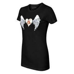 Baltimore Orioles Tiny Turnip Women's Angel Wings T-Shirt - MLB