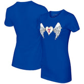 Texas Rangers Tiny Turnip Women's Angel Wings T-Shirt - MLB