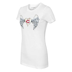 Cincinnati Reds Tiny Turnip Women's Angel Wings T-Shirt - MLB