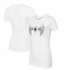 Milwaukee Brewers Tiny Turnip Women's Angel Wings T-Shirt - MLB