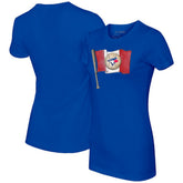 Toronto Blue Jays Tiny Turnip Women's Baseball Flag T-Shirt - MLB