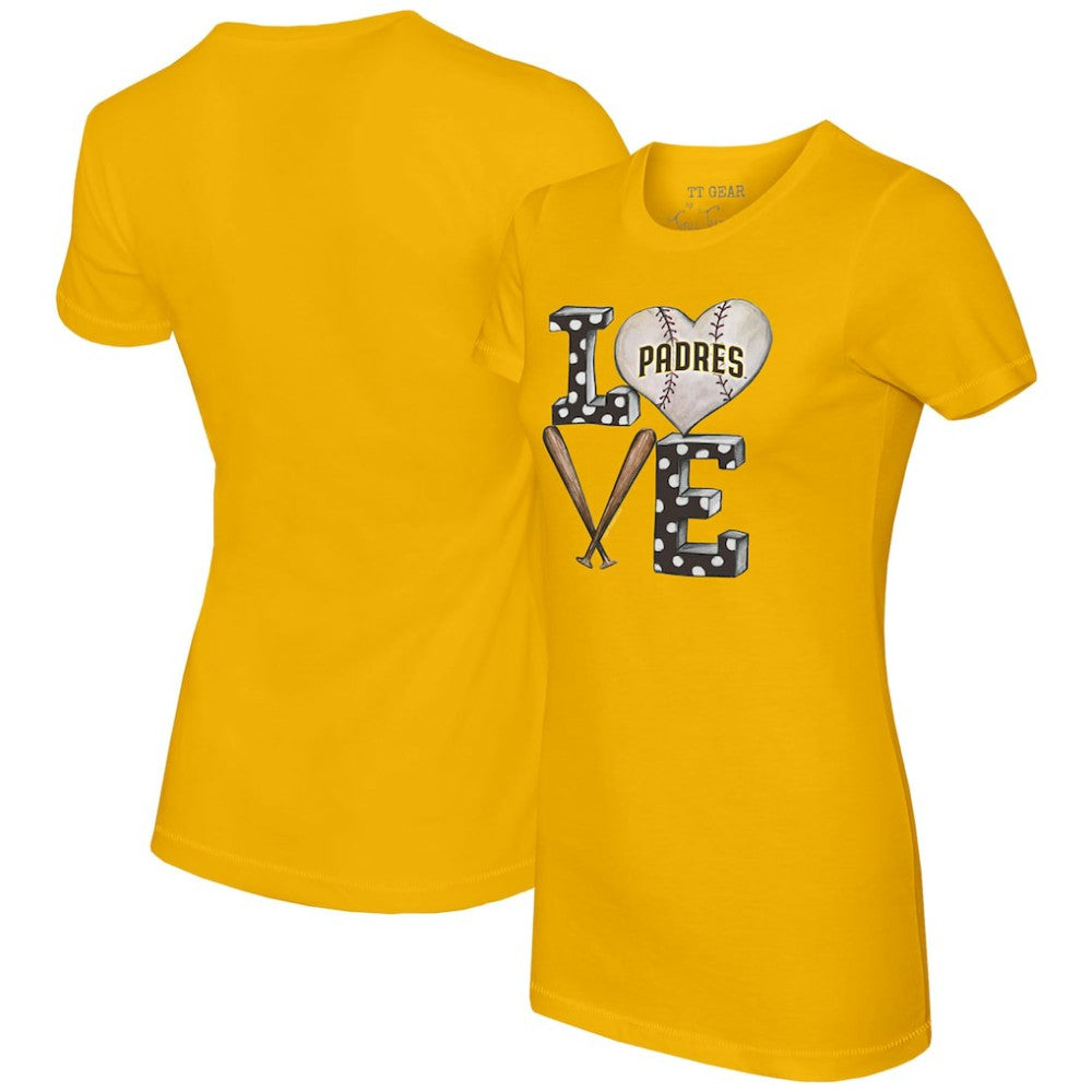 San Diego Padres Tiny Turnip Women's Baseball Love T-Shirt - MLB