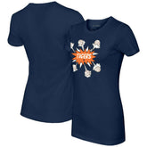 Detroit Tigers Tiny Turnip Women's Baseball Pow T-Shirt - MLB