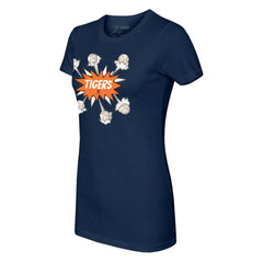Detroit Tigers Tiny Turnip Women's Baseball Pow T-Shirt - MLB