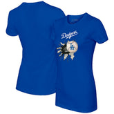 Los Angeles Dodgers Tiny Turnip Women's Baseball Tear T-Shirt - MLB