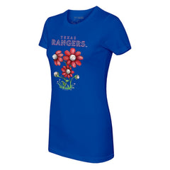 Texas Rangers Tiny Turnip Women's Blooming Baseballs T-Shirt - MLB