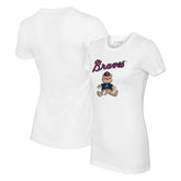 Atlanta Braves Tiny Turnip Women's Teddy Boy T-Shirt - MLB