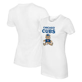 Chicago Cubs Tiny Turnip Women's Teddy Boy T-Shirt - MLB