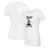 Minnesota Twins Tiny Turnip Women's Teddy Boy T-Shirt - MLB