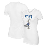 Chicago Cubs Tiny Turnip Women's Bronto T-Shirt - MLB