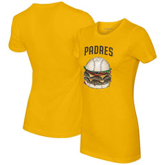 San Diego Padres Tiny Turnip Women's Burger T-Shirt - MLB