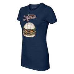 Detroit Tigers Tiny Turnip Women's Burger T-Shirt - MLB