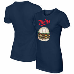 Minnesota Twins Tiny Turnip Women's Burger T-Shirt - MLB