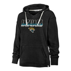 Jacksonville Jaguars '47 Women's Color Rise Kennedy Pullover Hoodie Black | 47 brand