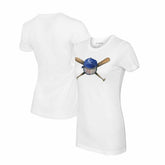 Kansas City Royals Tiny Turnip Women's Hat Crossbats T-Shirt - MLB