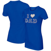 Chicago Cubs Tiny Turnip Women's I Love Dad T-Shirt - MLB