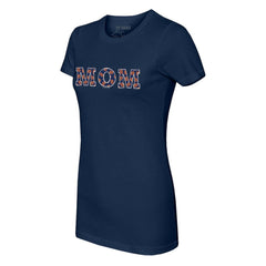 Detroit Tigers Tiny Turnip Women's Logo Mom T-Shirt - MLB