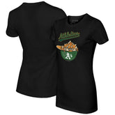 Athletics Tiny Turnip Women's Nacho Helmet T-Shirt - MLB
