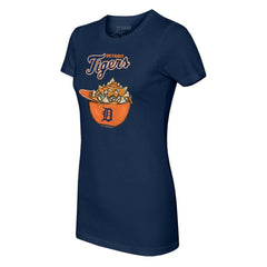 Detroit Tigers Tiny Turnip Women's Nacho Helmet T-Shirt - MLB