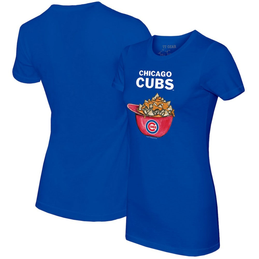 Chicago Cubs Tiny Turnip Women's Nacho Helmet T-Shirt - MLB