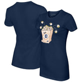 Detroit Tigers Tiny Turnip Women's Popcorn T-Shirt - MLB