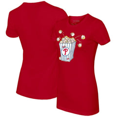 Philadelphia Phillies Tiny Turnip Women's Popcorn T-Shirt - MLB