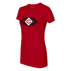 Cincinnati Reds Tiny Turnip Women's Prism Arrows T-Shirt - MLB