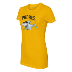 San Diego Padres Tiny Turnip Women's Shark T-Shirt - MLB