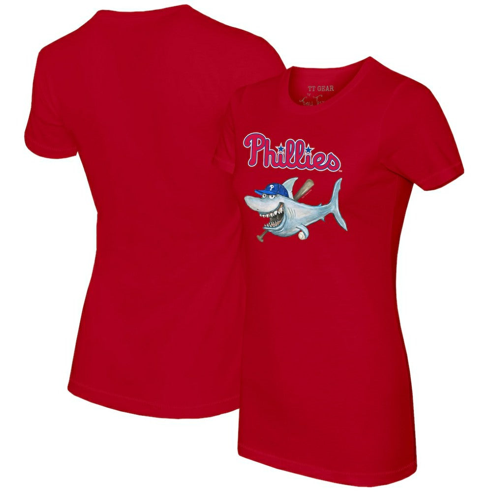 Philadelphia Phillies Tiny Turnip Women's Shark T-Shirt - MLB