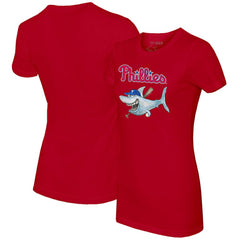 Philadelphia Phillies Tiny Turnip Women's Shark T-Shirt - MLB