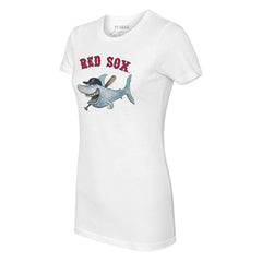 Boston Red Sox Tiny Turnip Women's Shark Logo T-Shirt - MLB