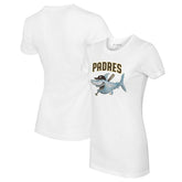 San Diego Padres Tiny Turnip Women's Shark Logo T-Shirt - MLB