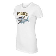 San Diego Padres Tiny Turnip Women's Shark Logo T-Shirt - MLB