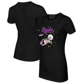 Cincinnati Reds Tiny Turnip Women's Space Unicorn T-Shirt - MLB