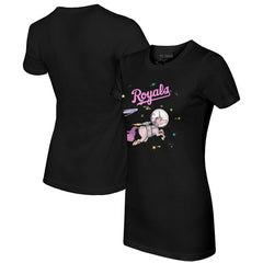 Kansas City Royals Tiny Turnip Women's Space Unicorn T-Shirt - MLB