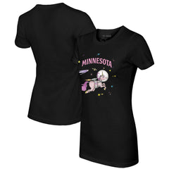 Minnesota Twins Tiny Turnip Women's Space Unicorn T-Shirt - MLB