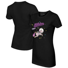 Athletics Tiny Turnip Women's Space Unicorn T-Shirt - MLB