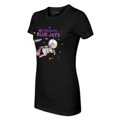 Toronto Blue Jays Tiny Turnip Women's Space Unicorn T-Shirt - MLB