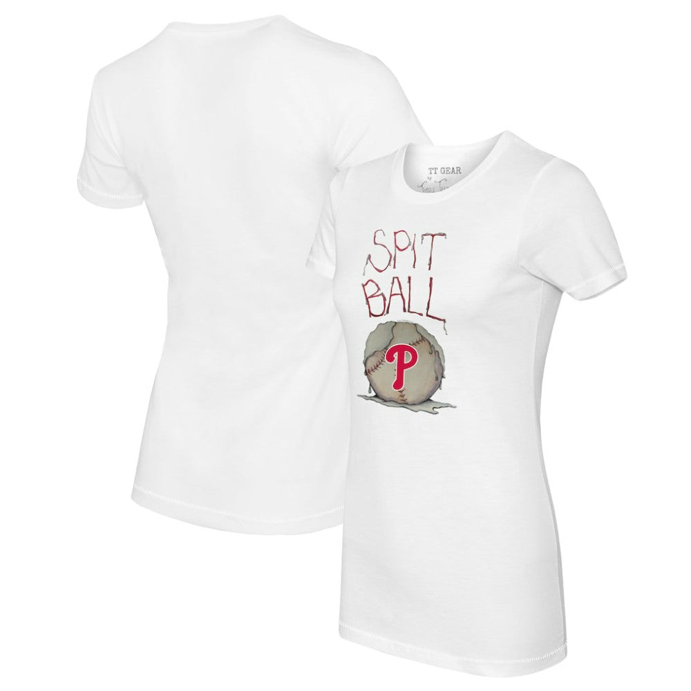 Philadelphia Phillies Tiny Turnip Women's Spit Ball T-Shirt - MLB