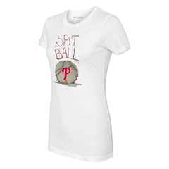 Philadelphia Phillies Tiny Turnip Women's Spit Ball T-Shirt - MLB