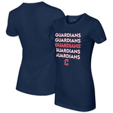 Cleveland Guardians Tiny Turnip Women's Stacked T-Shirt - MLB