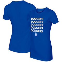 Los Angeles Dodgers Tiny Turnip Women's Stacked T-Shirt - MLB