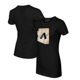 Arizona Diamondbacks Tiny Turnip Women's State Outline T-Shirt - MLB