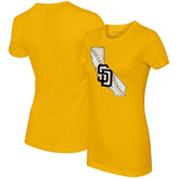 San Diego Padres Tiny Turnip Women's State Outline T-Shirt - MLB