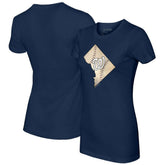 Washington Nationals Tiny Turnip Women's State Outline T-Shirt - MLB