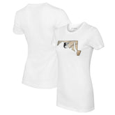 Baltimore Orioles Tiny Turnip Women's State Outline T-Shirt - MLB
