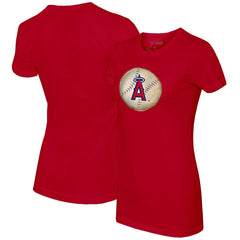 Los Angeles Angels Tiny Turnip Women's Stitched Baseball T-Shirt - MLB