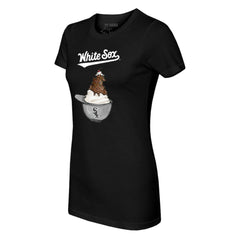 Chicago White Sox Tiny Turnip Women's Sundae Helmet T-Shirt - MLB